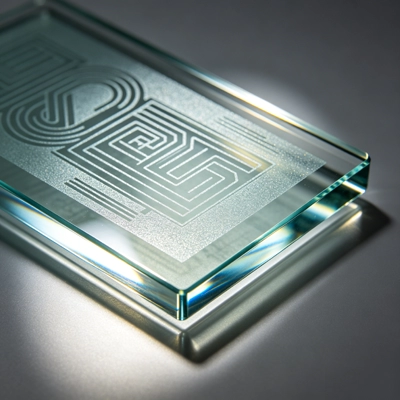 Verre s&eacute;rigraphi&eacute;