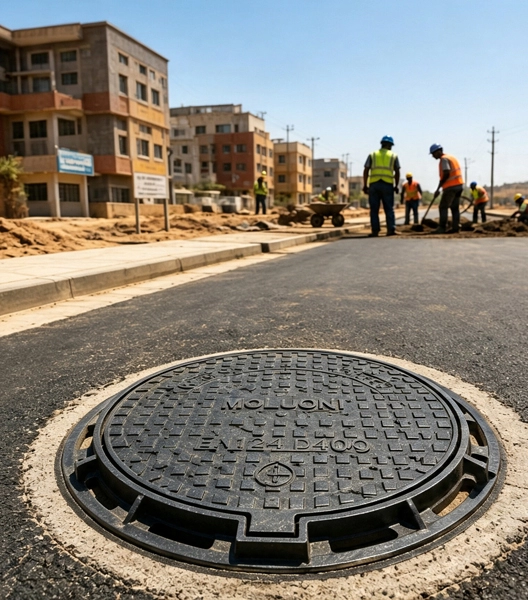 Couvercles de regard et drainage en fonte ductile en Afrique